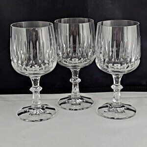 Schott Zwiesel Tango Water Goblets 7" set/3 vertical cuts high-quality crystal f